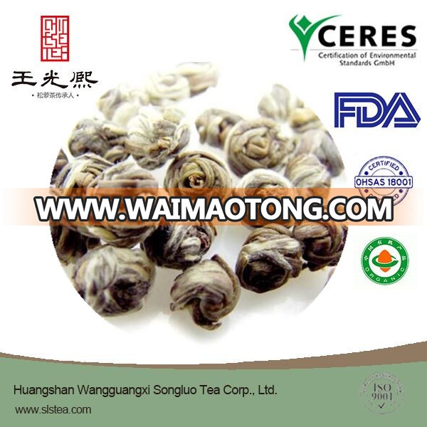 EU standard china jasmine pearl dragon tea